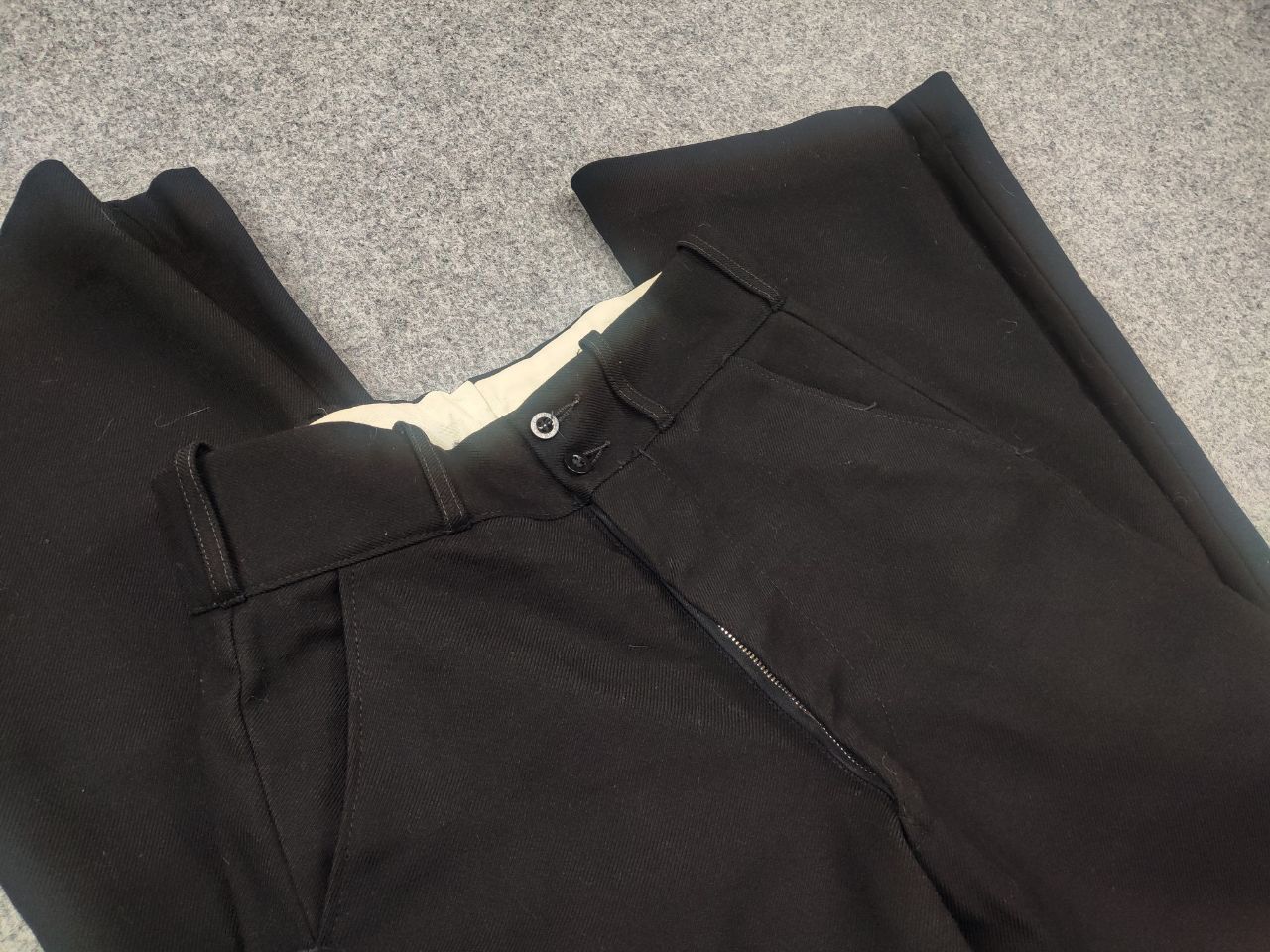 Vintage Vintage 60s Trouser Serge Fly Front Army Wool Military Pants Size US 30 / EU 46 - 10 Thumbnail