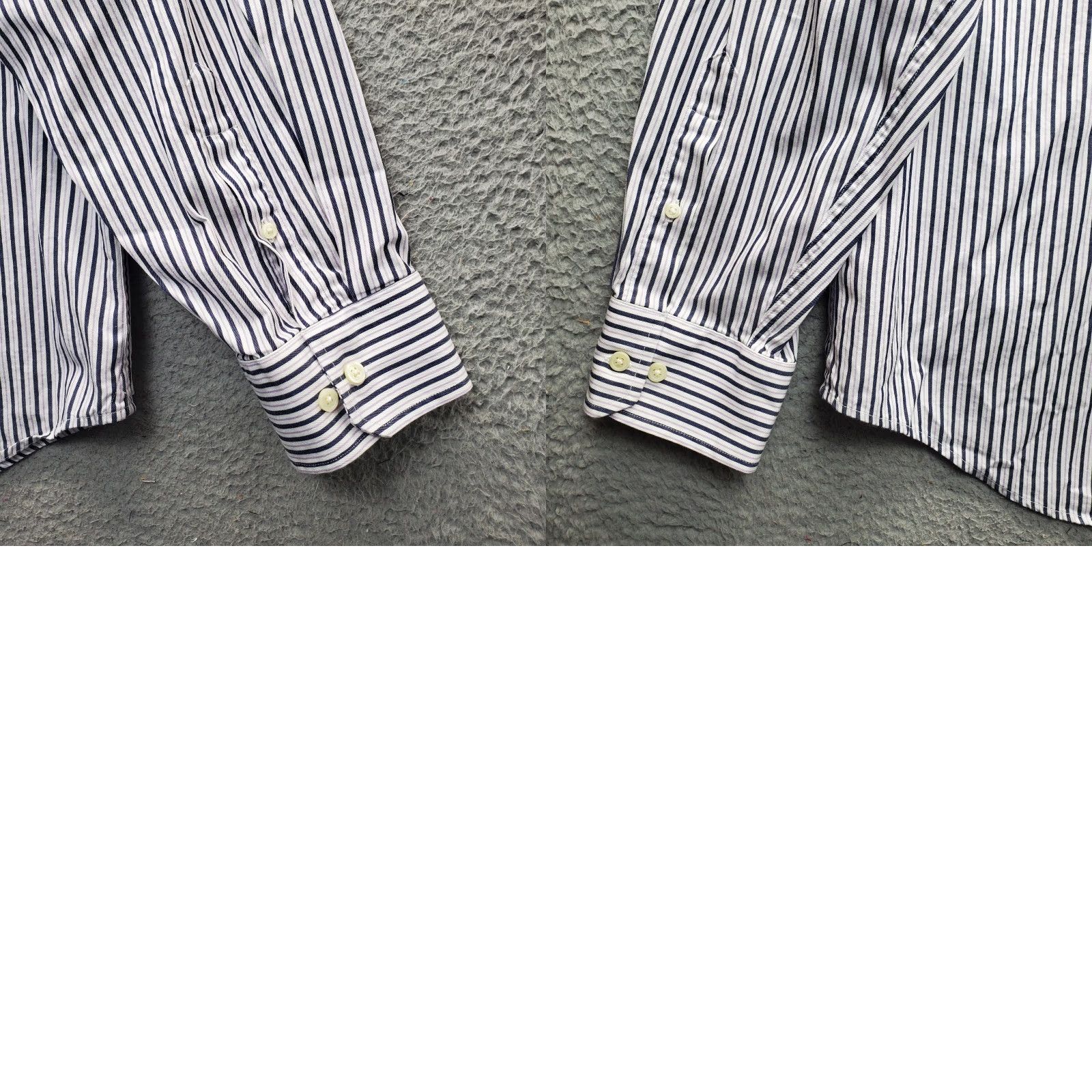 Banana Republic Mens XL Dress Shirt Striped 100% Cotton Long Sleeve Button  Up Multicolor Shirt