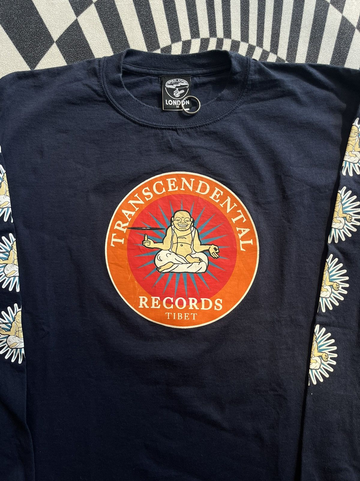 Arts & Science Vintage TRANSCENDENTAL RECORDS TIBET 00’s Hand Spun shirt Size US M / EU 48-50 / 2 - 8 Thumbnail