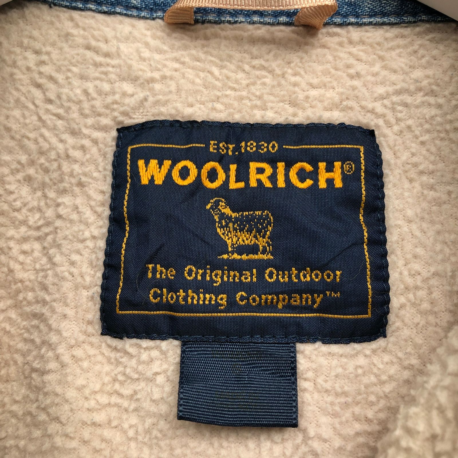 Other Woolrich Denim Sherpa Lined Shirt Jacket Womens Small S Blue Size S / US 4 / IT 40 - 2 Thumbnail
