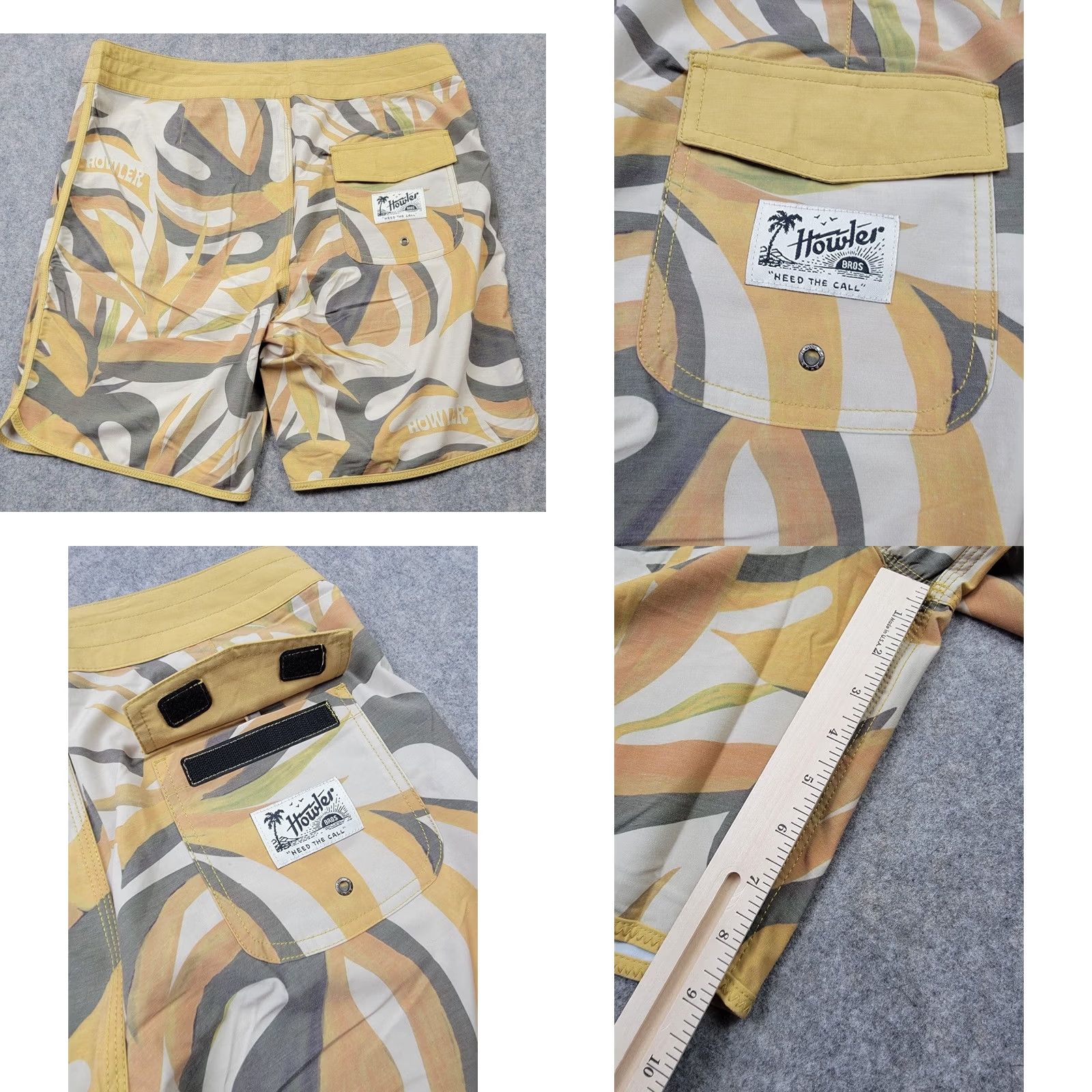 Howler Brothers Howler Brothers Boardshorts Mens 35 NWT Multicolor Beach Board Shorts Size US 35 - 8 Thumbnail