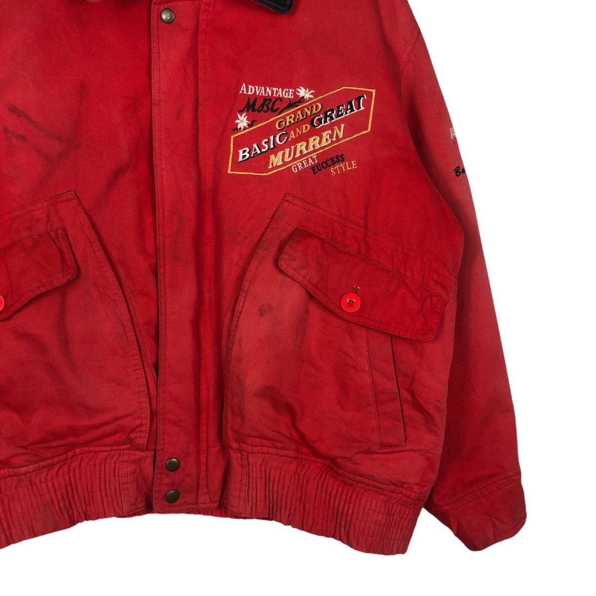 Japanese Brand Vintage Bomber Jacket Parachute Design Mikebirnies American Size US M / EU 48-50 / 2 - 6 Thumbnail