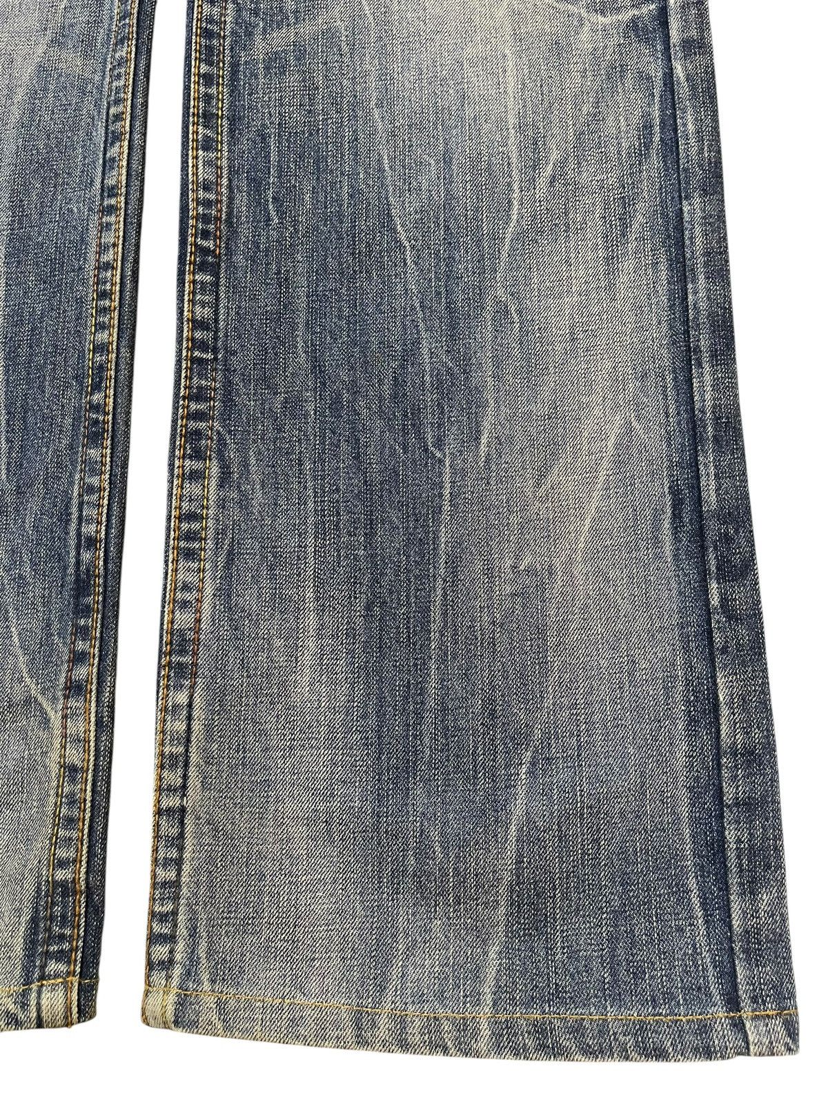 14th Addiction Vintage Japanese Brand Faded Thunder Wash Distressed Jeans Size US 32 / EU 48 - 8 Thumbnail