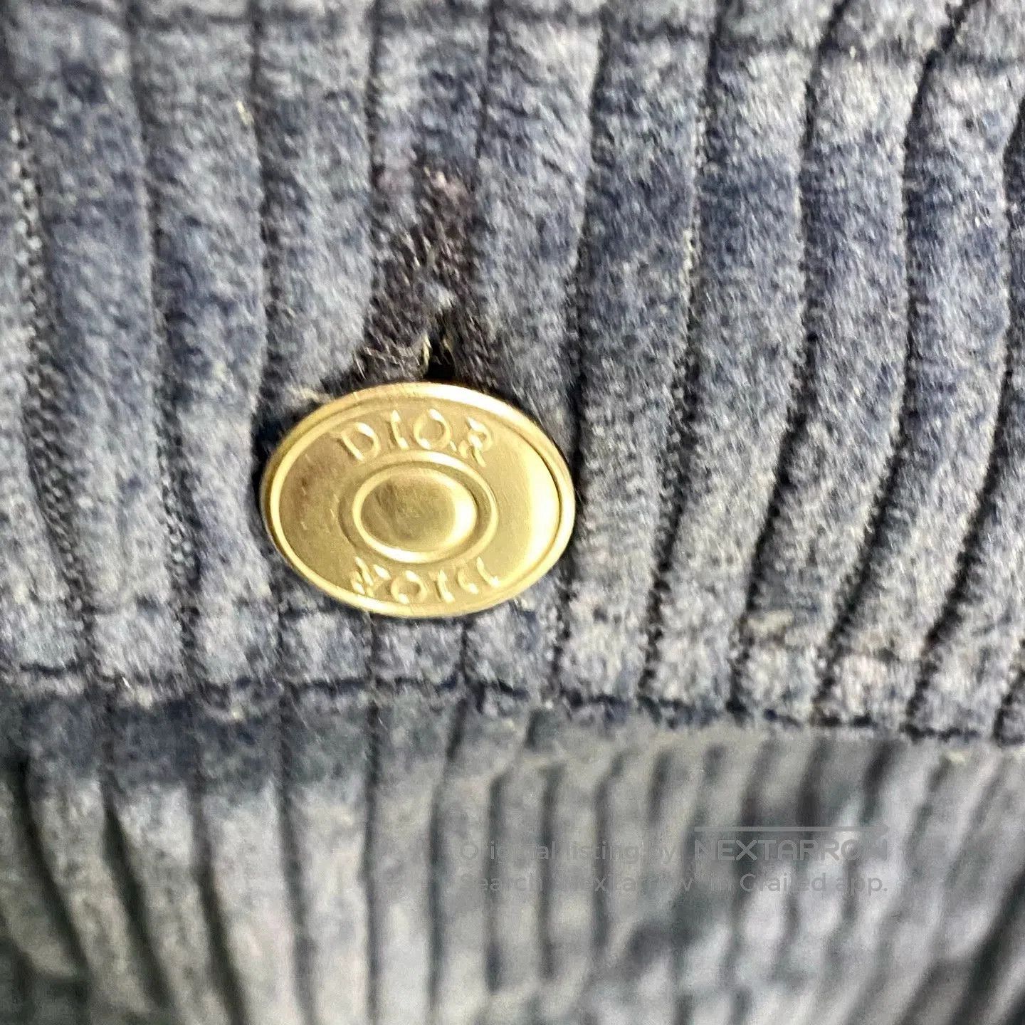Dior Dior Blue Corduroy Jacket Coat. Size US XL / EU 56 / 4 - 5 Thumbnail