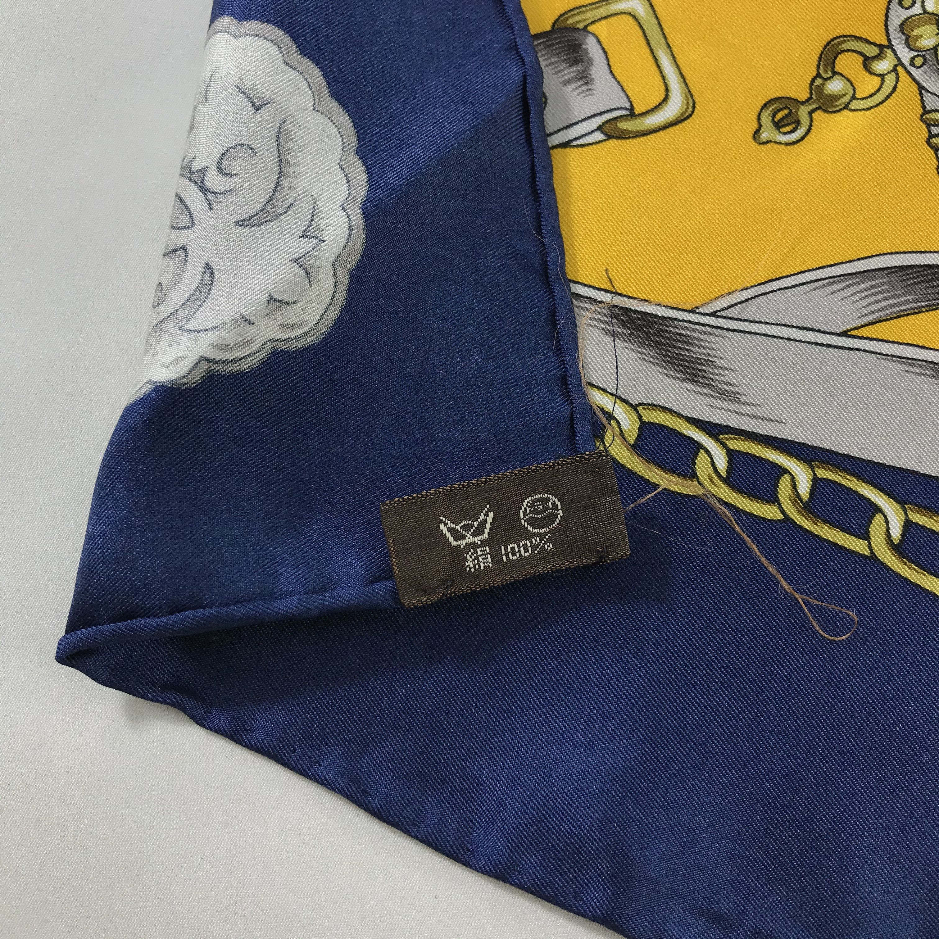 Vintage Vintage Parnassiens Silk scarf Size ONE SIZE - 4 Thumbnail