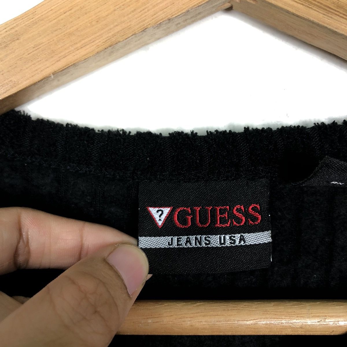 Guess 🔥90’s Vintage Knit Sweater Sweatshirt Guess USA Big Logo Size US M / EU 48-50 / 2 - 11 Thumbnail