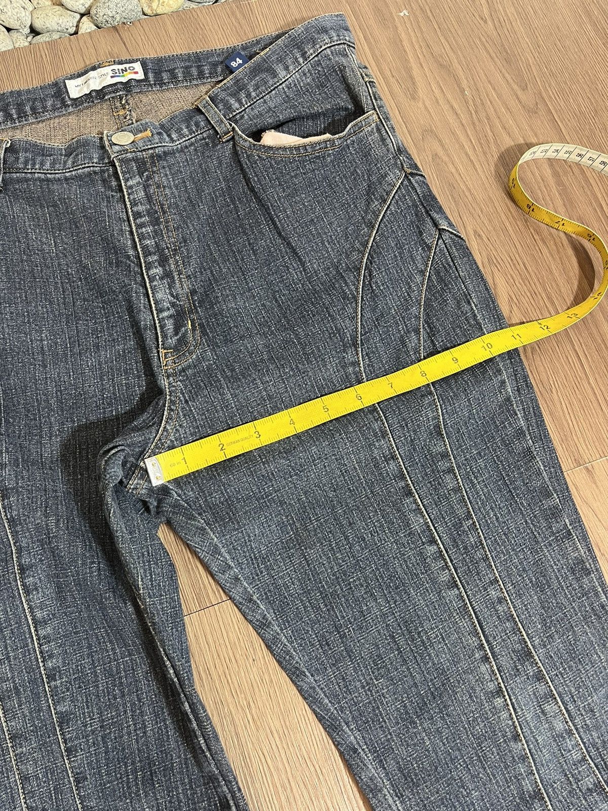 Hysteric Glamour Sino japan flared distressed denim Size US 34 / EU 50 - 16 Thumbnail