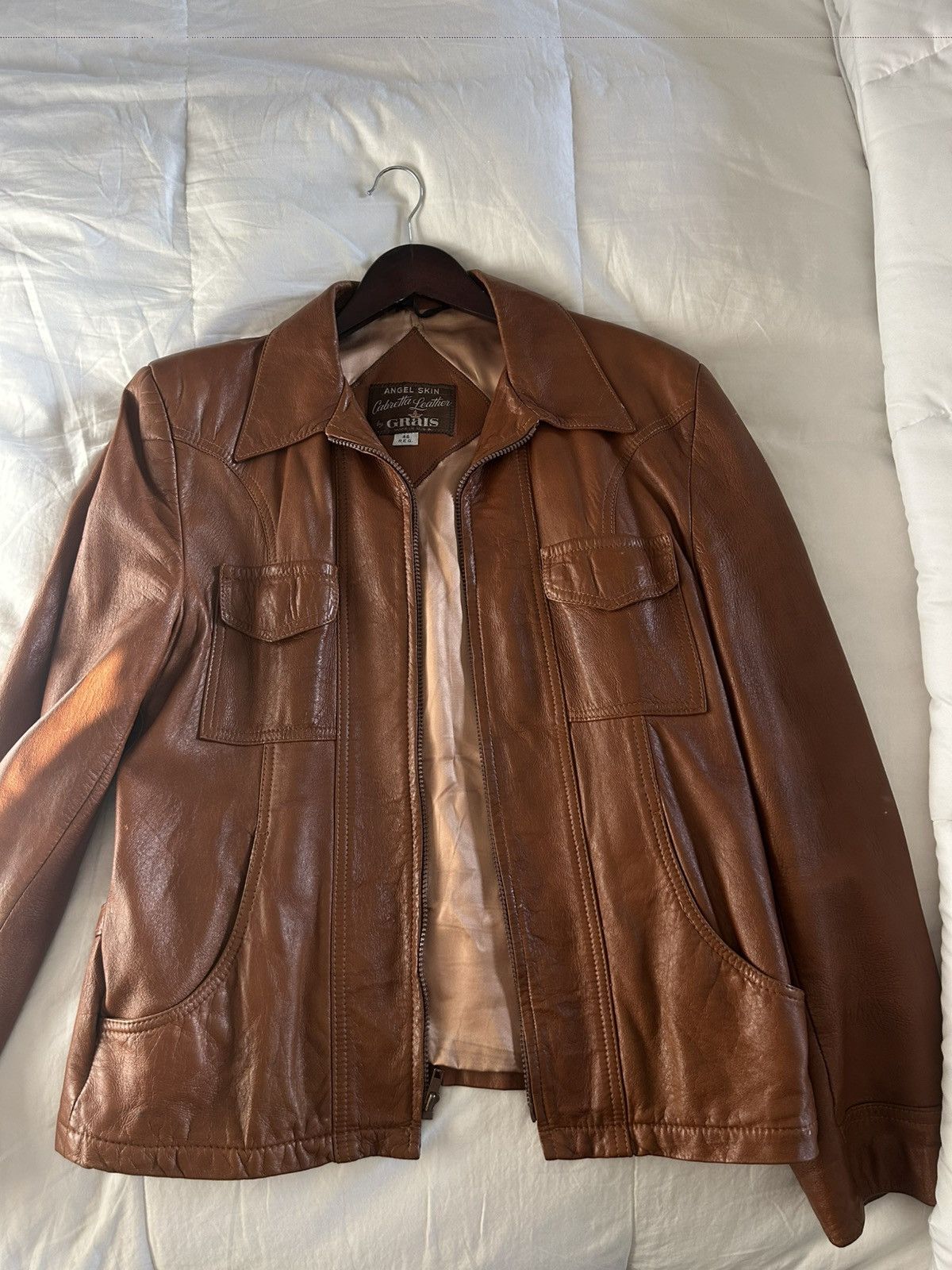 Other Grais Vintage Leather Jacket Size US M / EU 48-50 / 2 - 1 Thumbnail