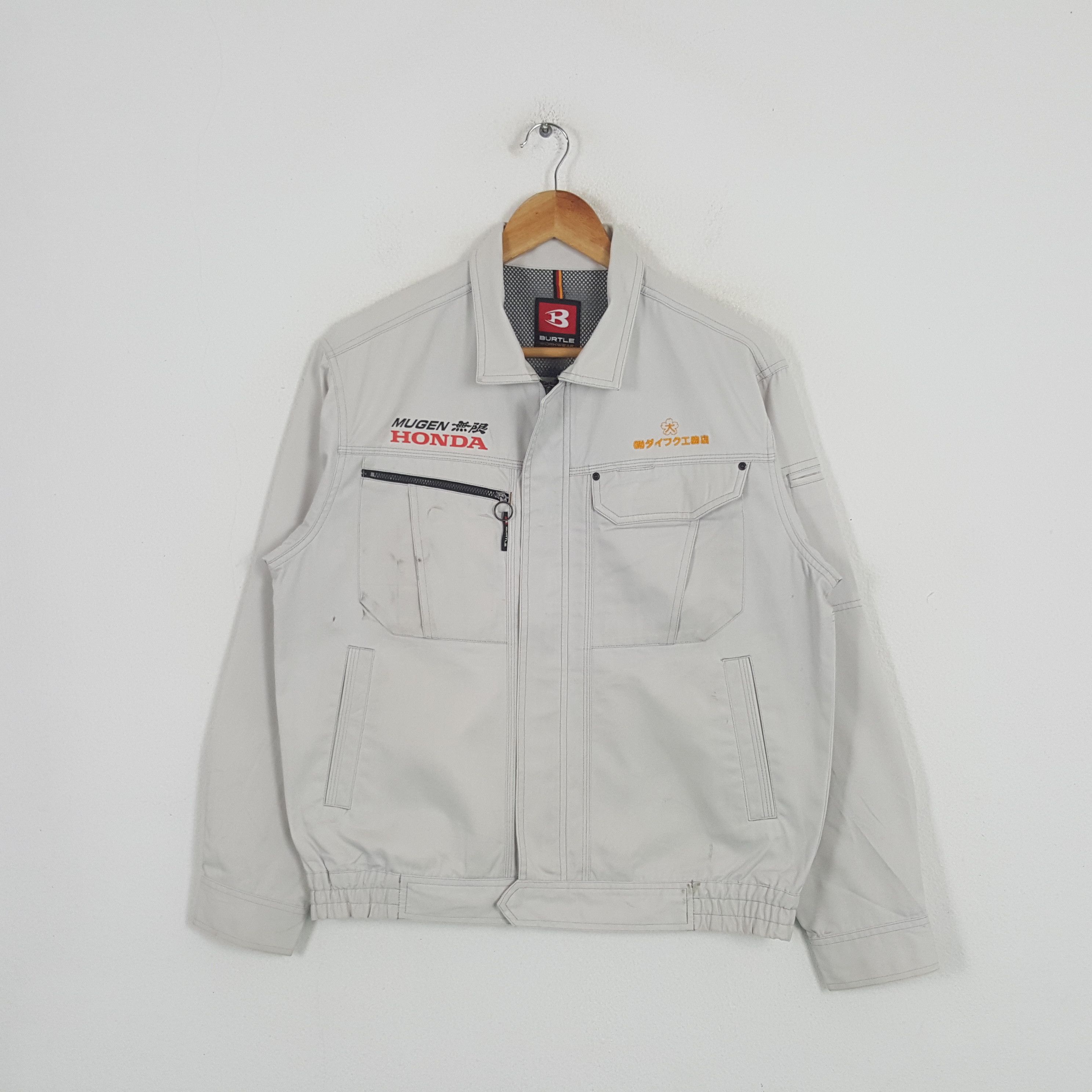 Honda × Japanese Brand × Vintage Vintage Mugen Honda Japanese Racing Team Custom Art Jacket Size US M / EU 48-50 / 2 - 3 Thumbnail
