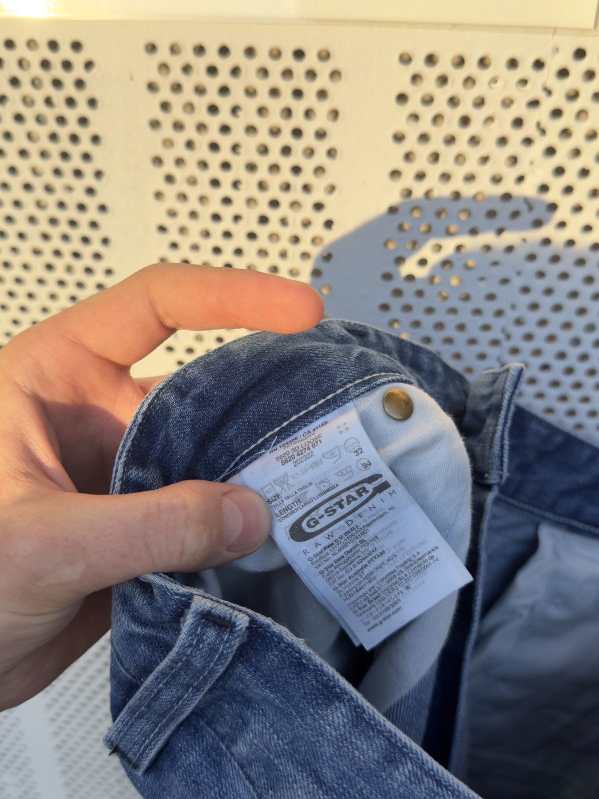 G-Star × Japanese Brand G-STAR 5620 3D Loose Raw Denim Pants Size US 32 / EU 48 - 13 Thumbnail