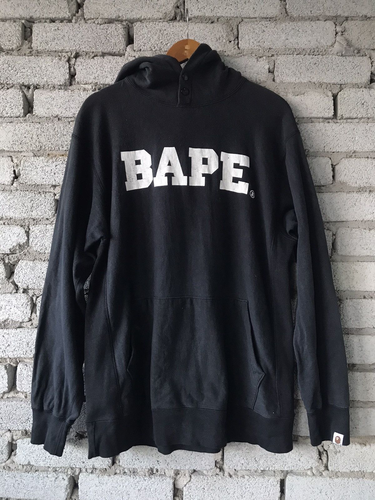 Bape Faded Black Bape Hoodie Size US L / EU 52-54 / 3 - 1 Thumbnail