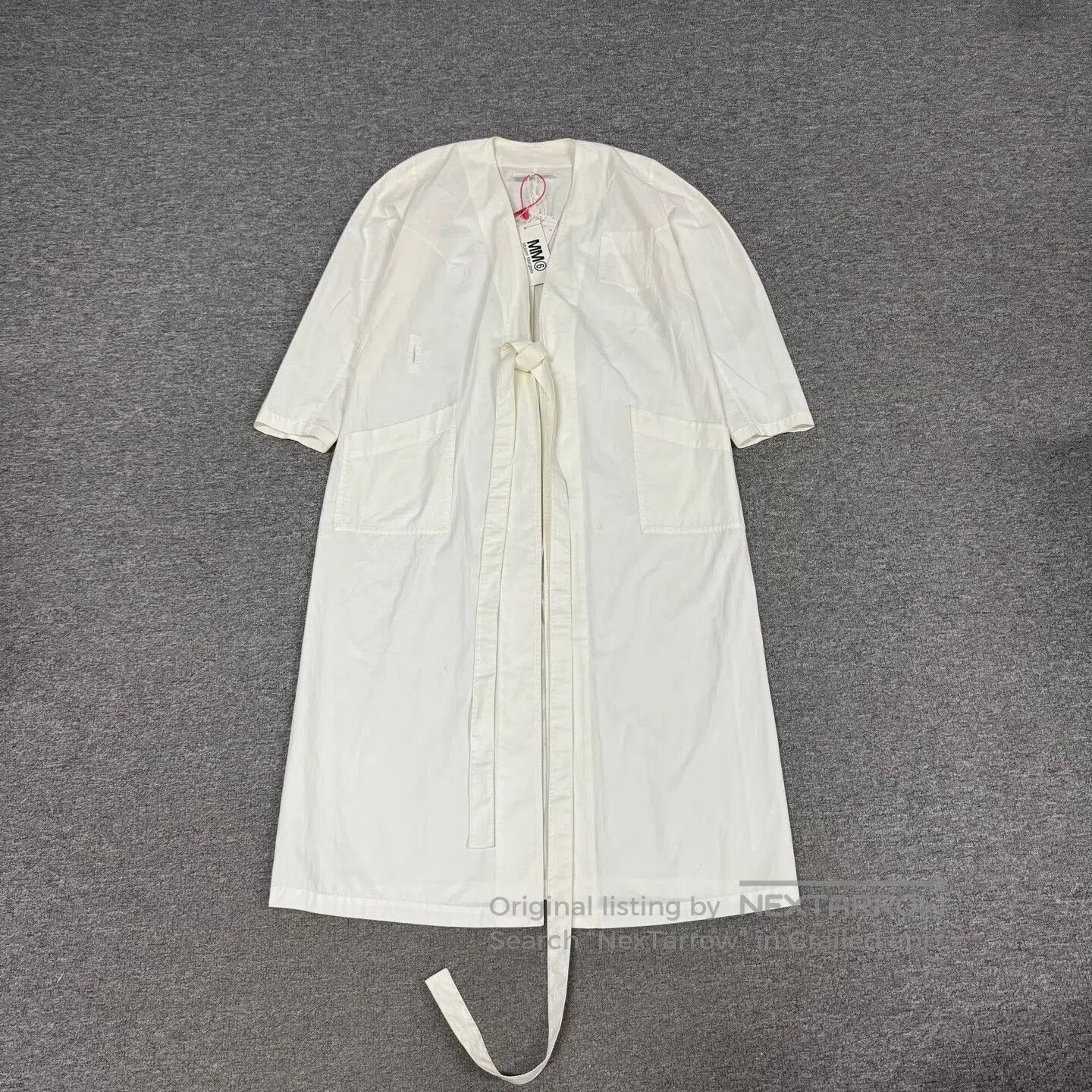Maison Margiela Maison Margiela size 38 Long coat in the style of a belt-an Size M / US 6-8 / IT 42-44 - 1 Thumbnail