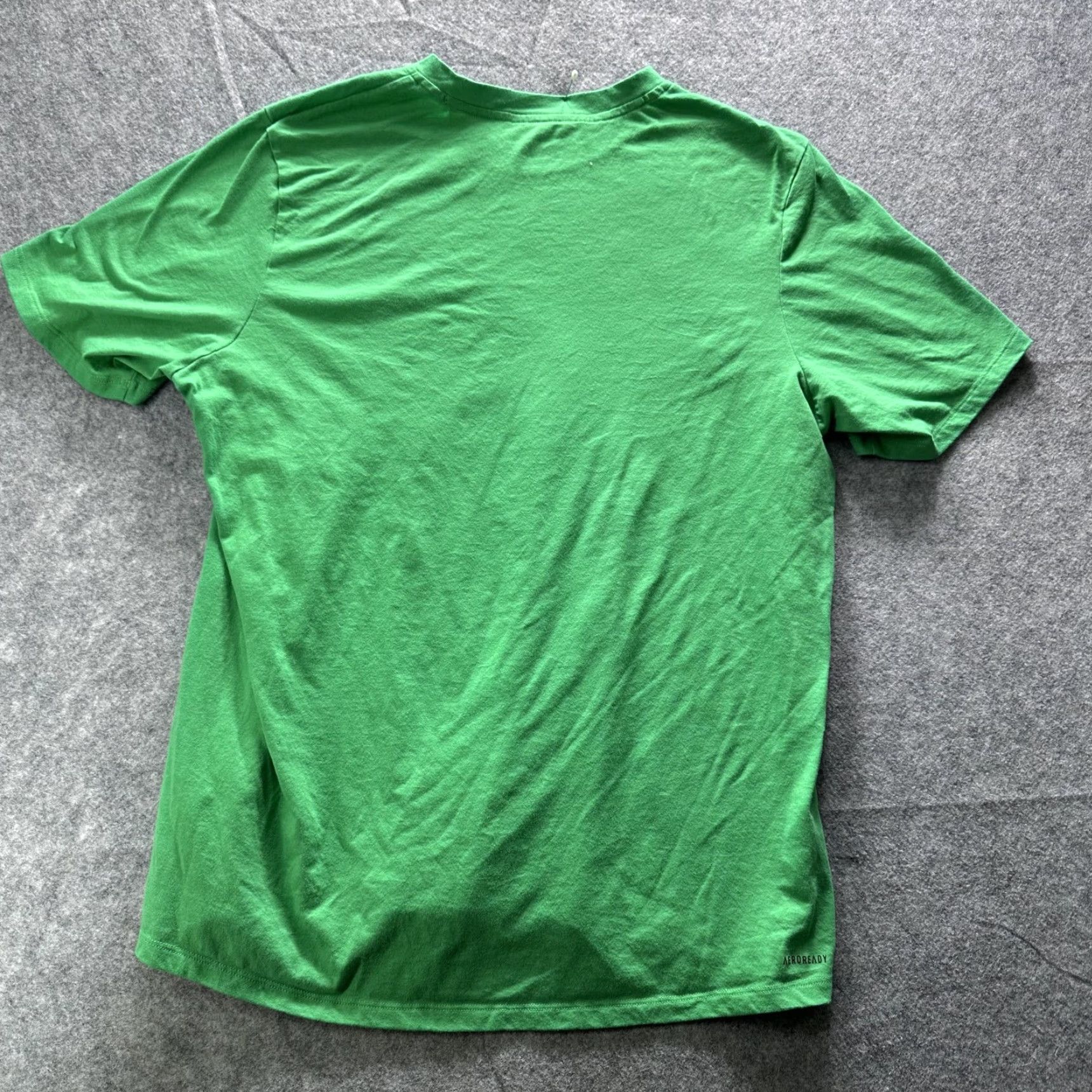 Adidas Adidas Shirt Mens Medium Green Logo Crewneck Tee Short Sleeve Athletic Size US M / EU 48-50 / 2 - 7 Thumbnail