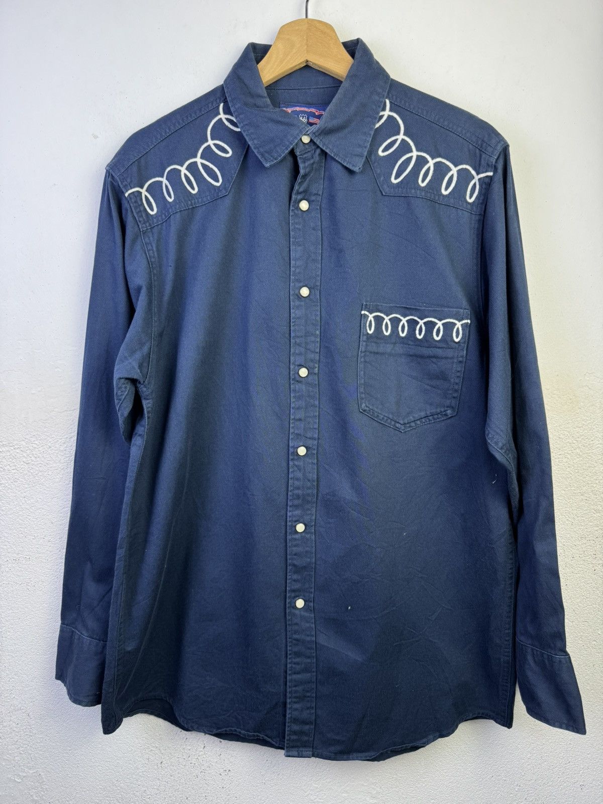 Route 66 Vintage Route 66 Stamp Button Ups Down Shirt Size US L / EU 52-54 / 3 - 1 Thumbnail