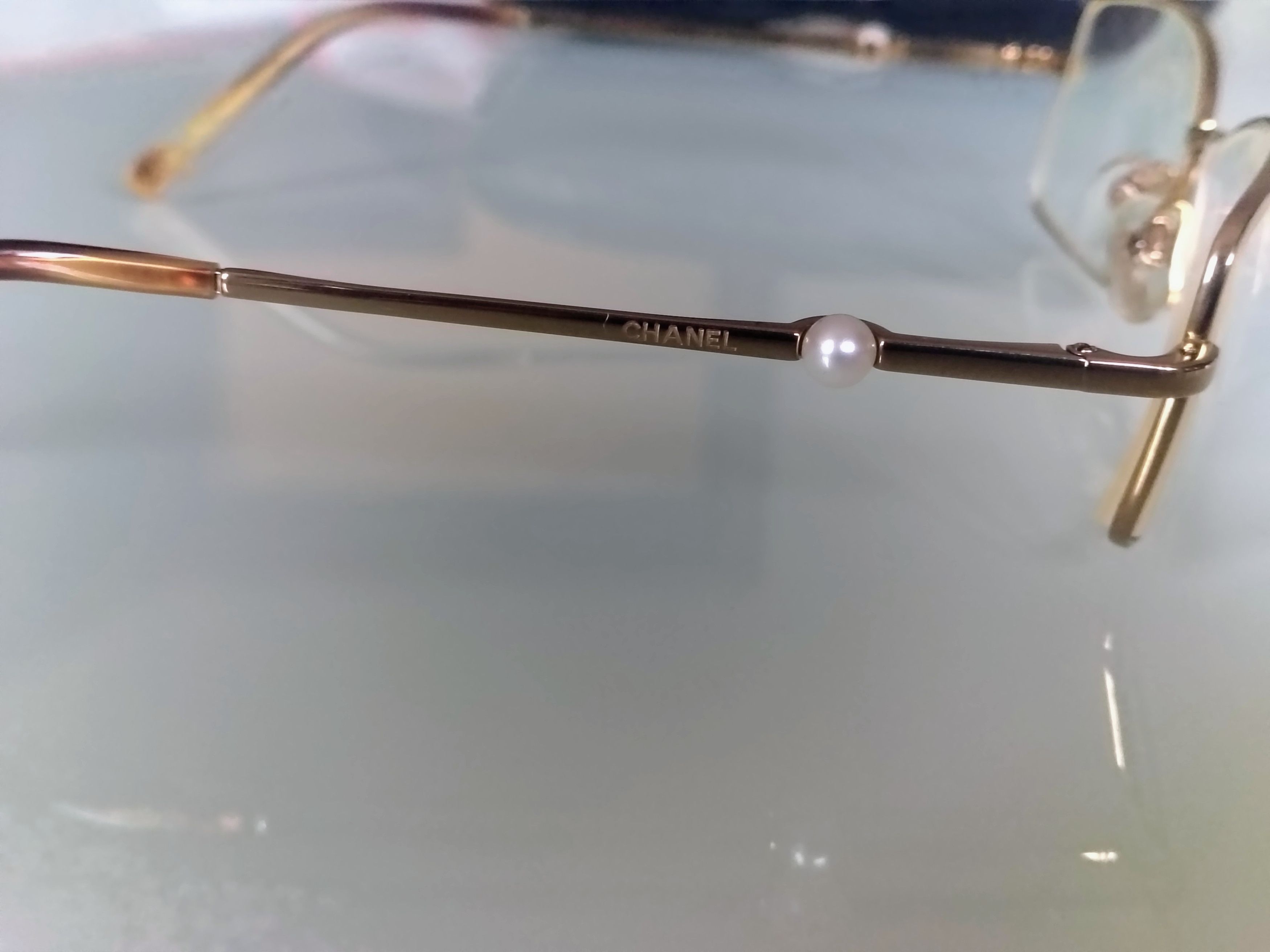 Chanel Chanel 2141 Titanium Pearl Collection Glasses Eyeglasses Size ONE SIZE - 4 Thumbnail