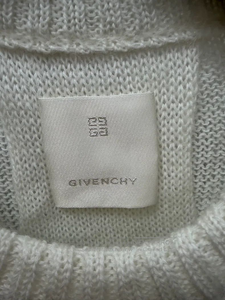 Givenchy Givenchy White Hole Knitted Sweater Size US XL / EU 56 / 4 - 4 Thumbnail