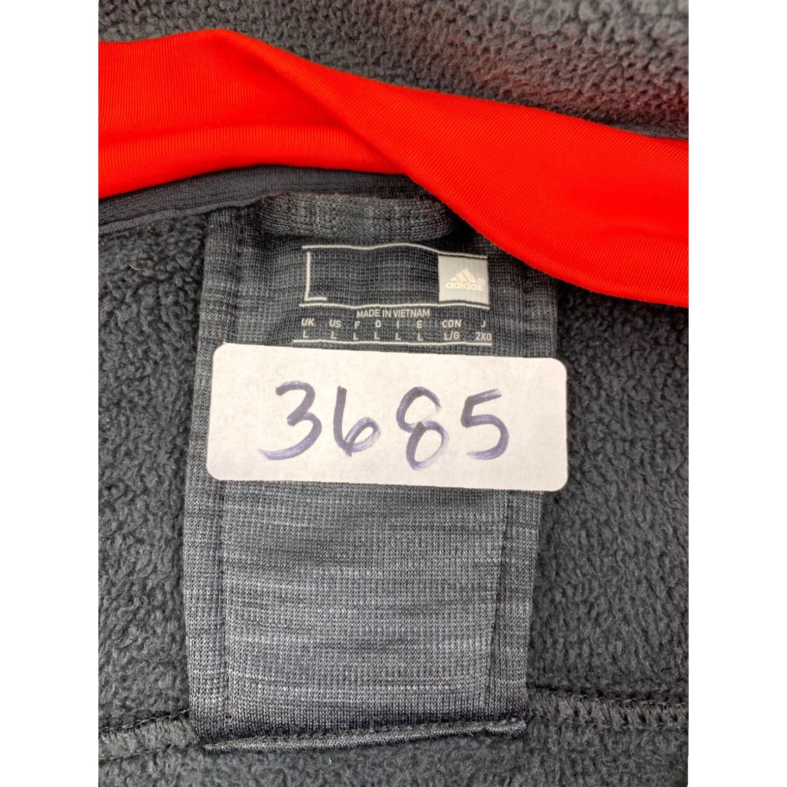 Adidas Adidas Mens Gray L Full Zip Jacket Hoodie Activewear #3685 Jacket Regular Gray Mens L Adidas Full Zip Hooded Jacket Activewear 3685 Size US L / EU 52-54 / 3 - 3 Thumbnail