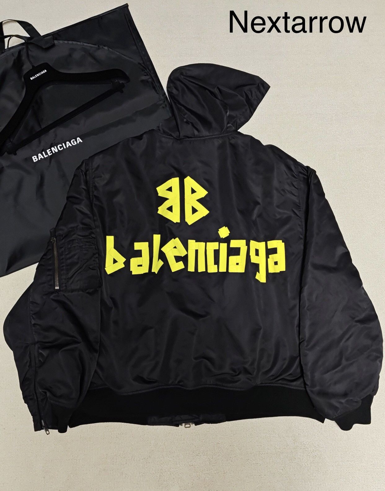 Balenciaga Balenciaga 24fw tape, adhesive tape, cotton coat jacket Size US M / EU 48-50 / 2 - 1 Thumbnail