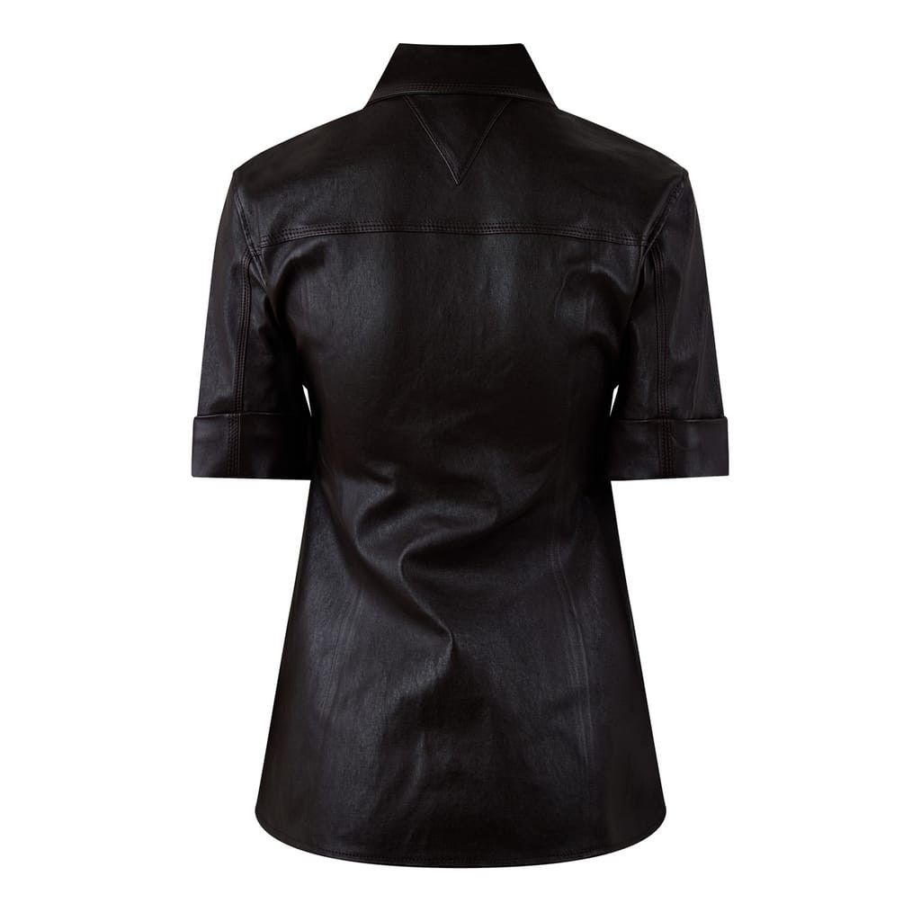 Bottega Veneta Bottega Veneta Bv Ss Leathr Shrt in Neutral Size XS / US 0-2 / IT 36-38 - 2 Thumbnail