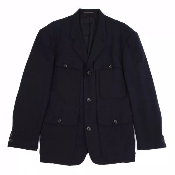Yohji Yamamoto Yohji Yamamoto 1980s four-pocket wool jacket Size US M / EU 48-50 / 2 - 1 Thumbnail