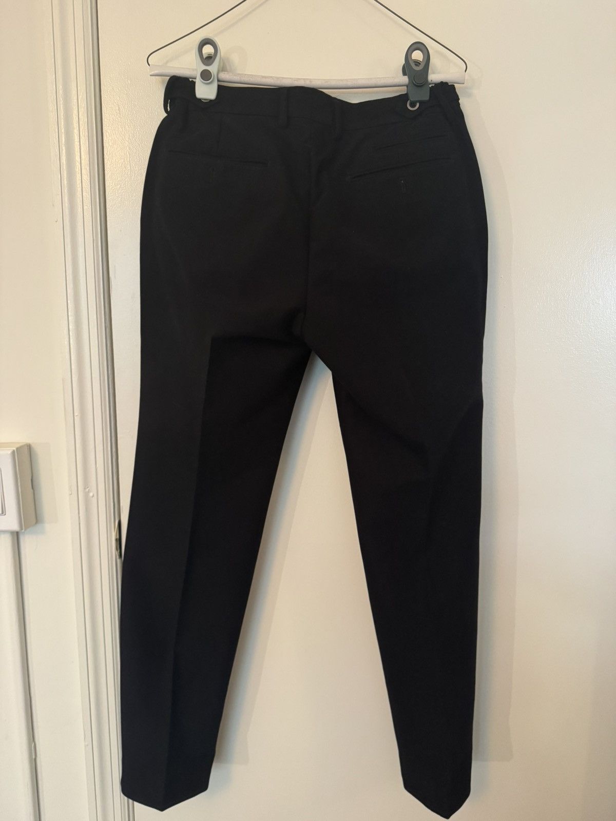 Phineas Cole Black wool pleated trouser Size US 29 - 2 Thumbnail