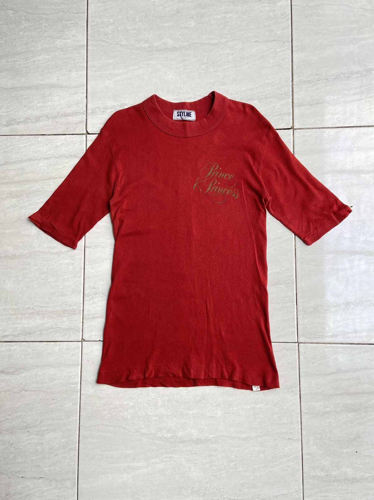 Issey Miyake Issey Miyake SKYLINE Red T-Shirt Size US XXS / EU 40 - 6 Thumbnail