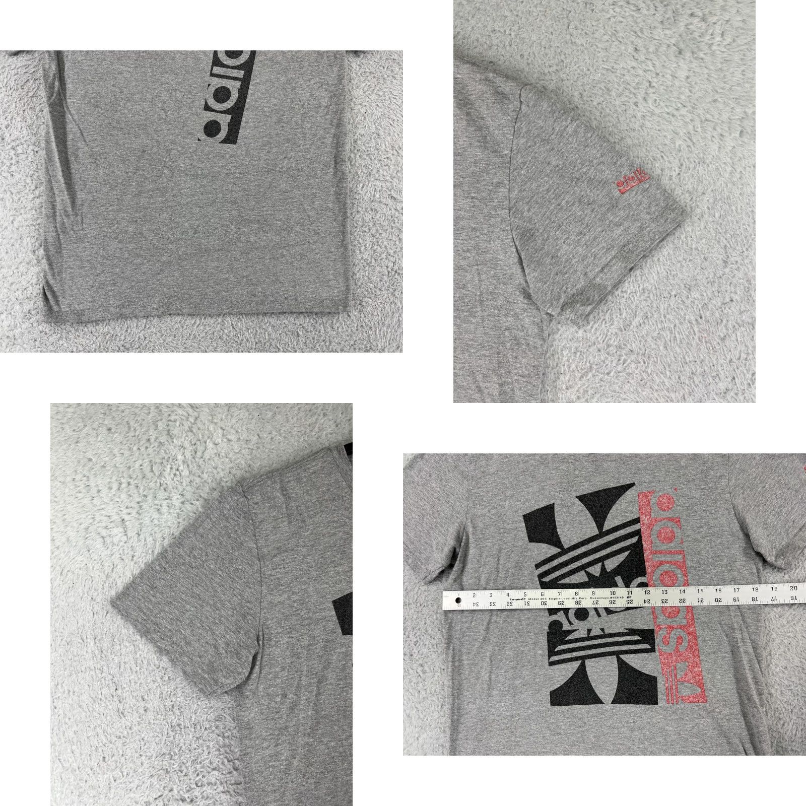 Adidas Adidas Shirt Mens Small Gray Short Sleeve Crew Neck 100% Cotton Trefoil Logo Sports Mens S Gray Adidas Shirt Size US S / EU 44-46 / 1 - 8 Thumbnail