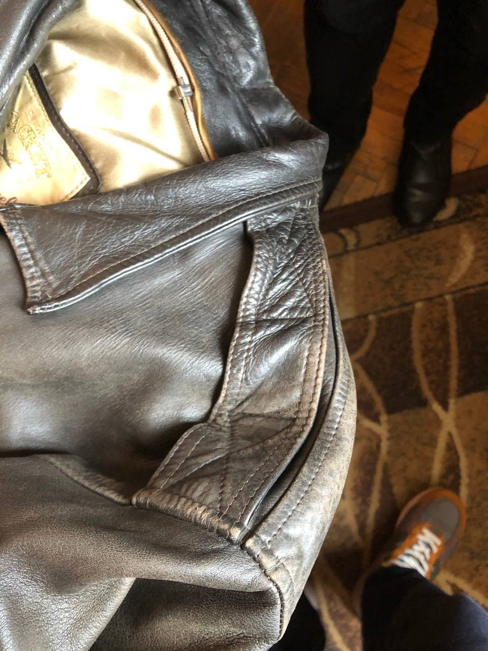 Chevignon × Vintage CHEVIGNON Leather jacket vintage avantgarde grunge 90s aviat Size US XXL / EU 58 / 5 - 10 Thumbnail