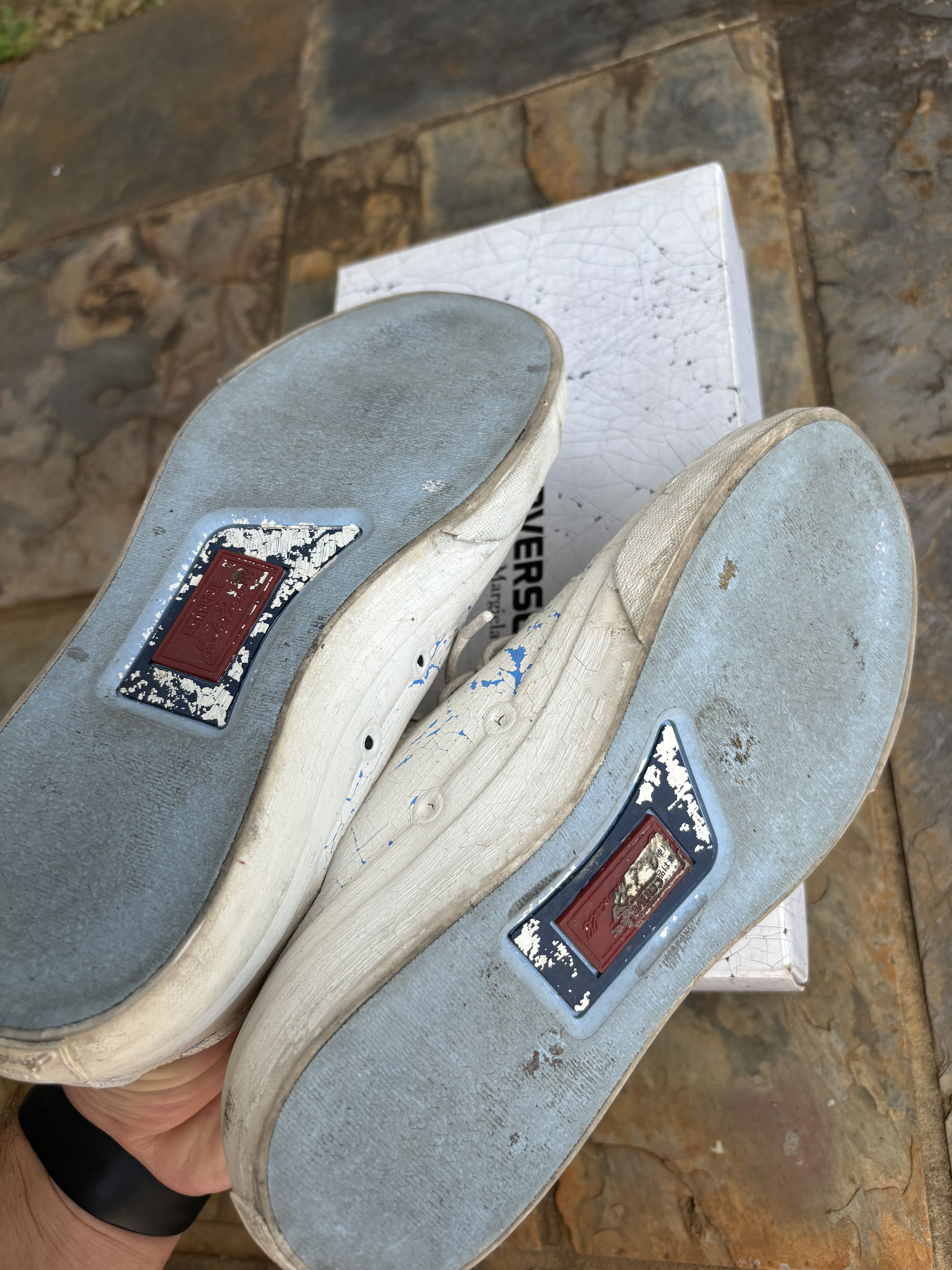 Converse × Maison Margiela Maison Mariela Painted Converse Size US 6 / IT 36 - 3 Thumbnail