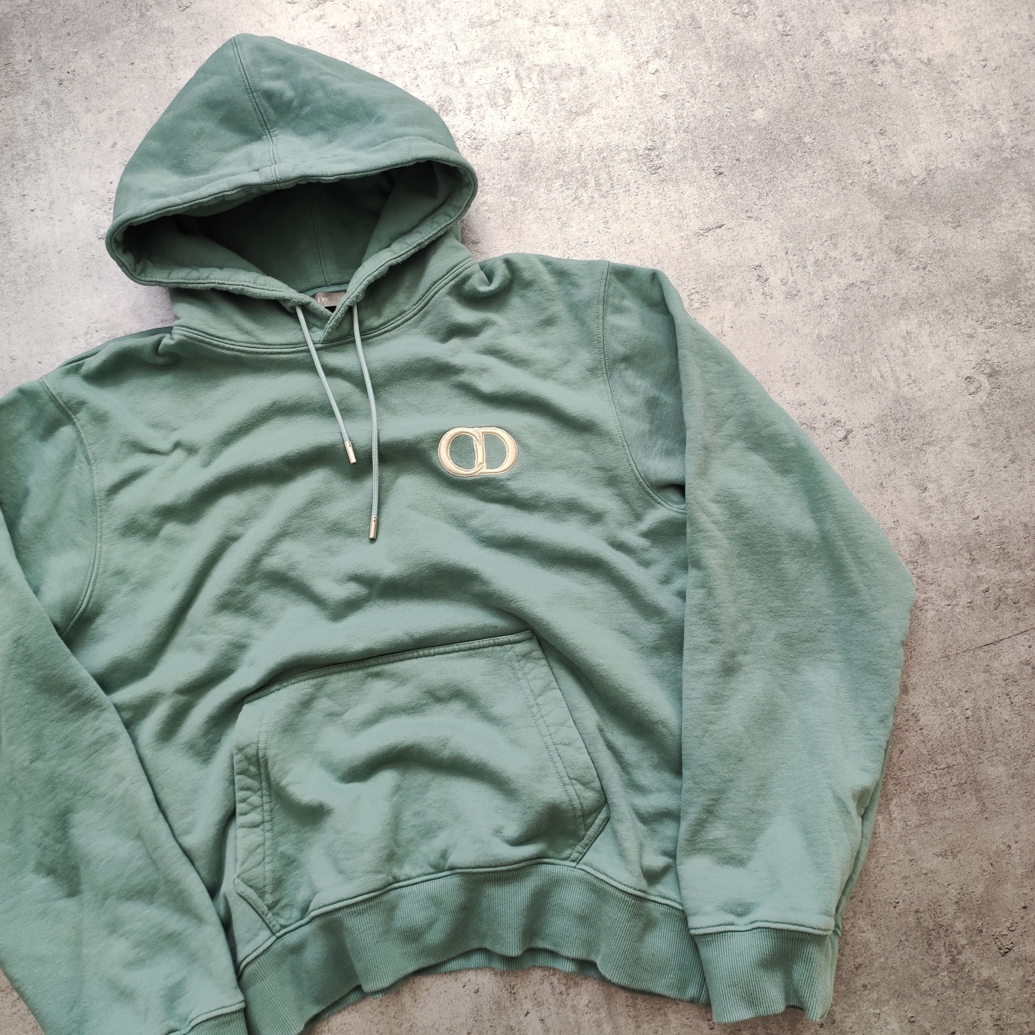 Dior RARE Dior CD Logo Icon Hooded Sweatshirt Size US XXL / EU 58 / 5 - 2 Thumbnail