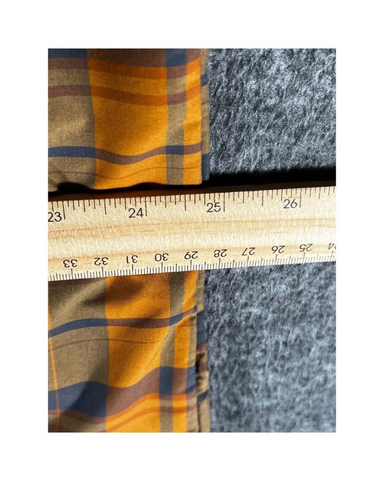 L.L. Bean L.L. Bean Men’s XLT Plaid Short Sleeve Button Up Shirt Orang Size US XL / EU 56 / 4 - 6 Thumbnail