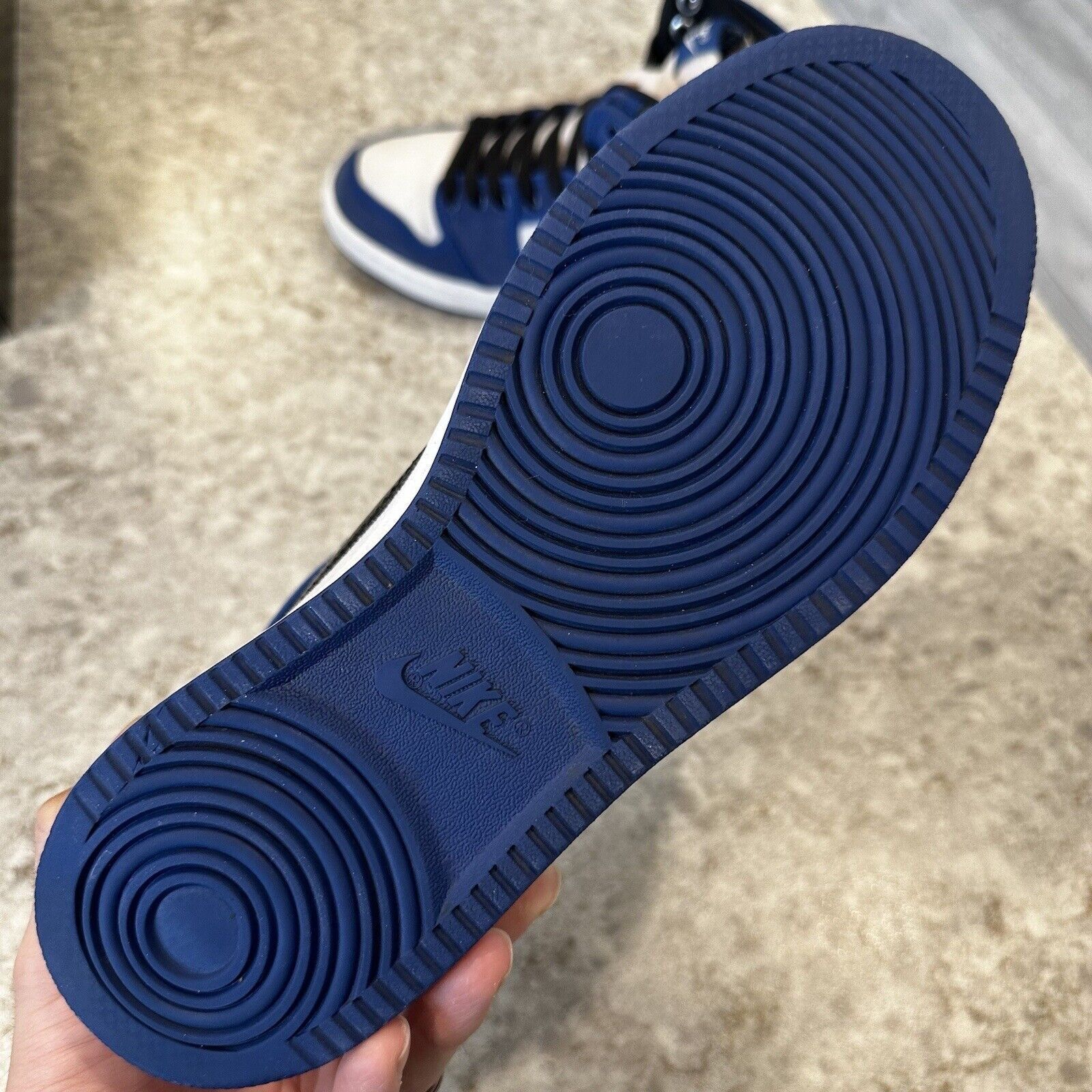 Nike Size 8 - Jordan 1 AJKO Storm Blue White Black 2021 Size US 8 / EU 41 - 8 Thumbnail