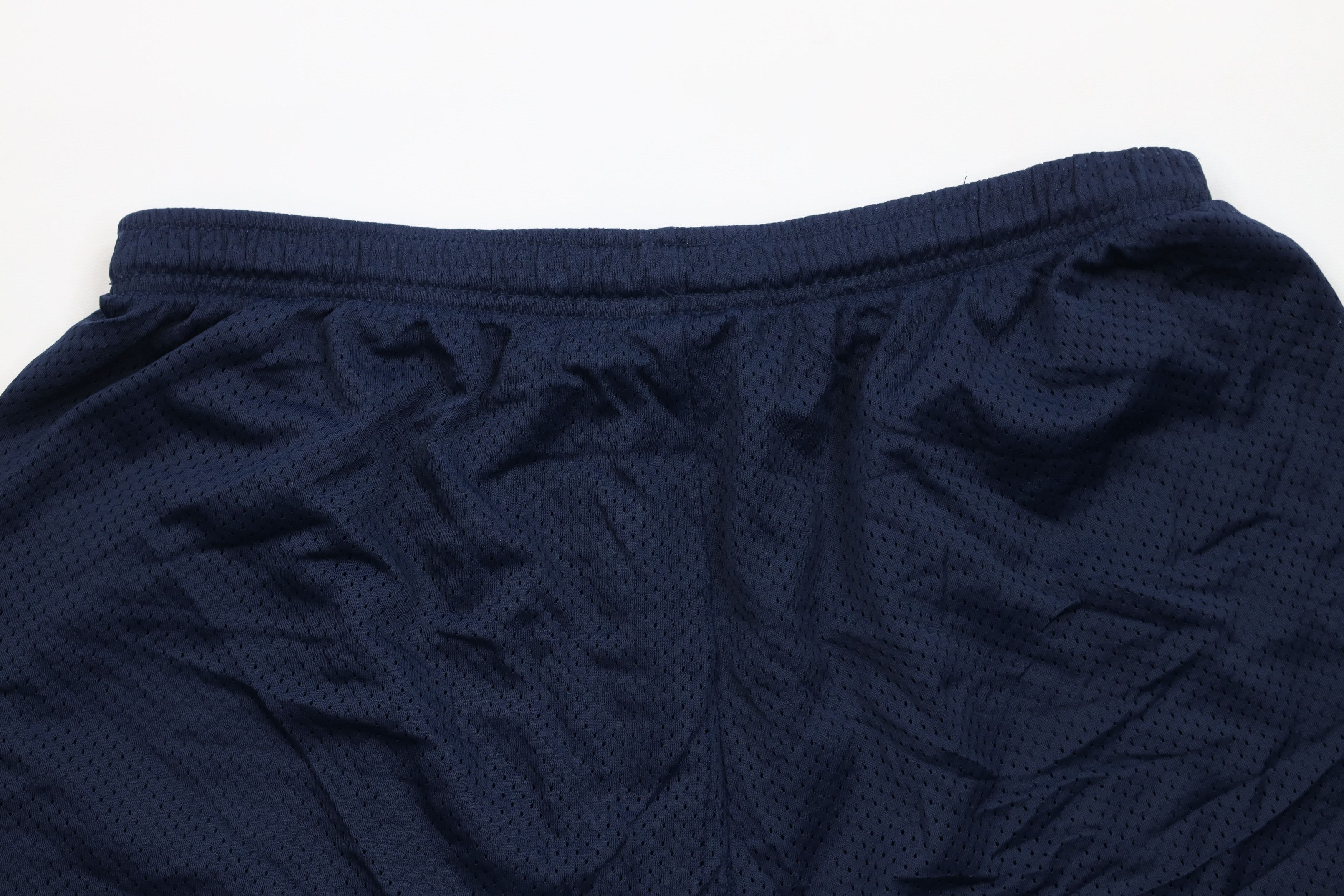 Reebok Vintage 90s Reebok Spell Above Knee Mesh Shorts Navy Blue Size US 34 / EU 50 - 10 Thumbnail