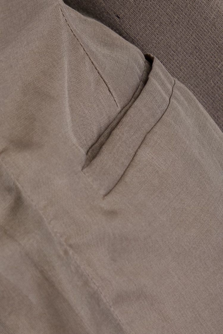Rick Owens o1y0126 Belted Jacket in Taupe Size S / US 4 / IT 40 - 4 Thumbnail