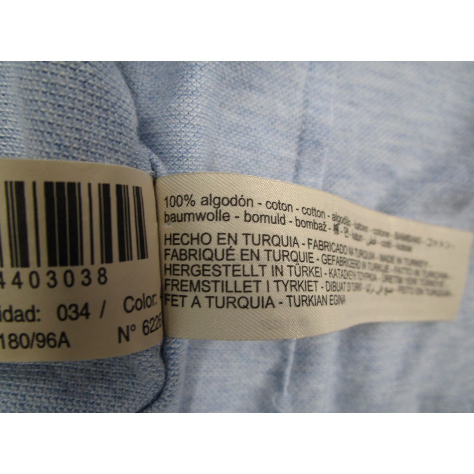 Massimo Dutti Massimo Dutti Shirt Mens M Blue 100% Cotton Button-Down Long Sleeve Casual Size US M / EU 48-50 / 2 - 4 Thumbnail