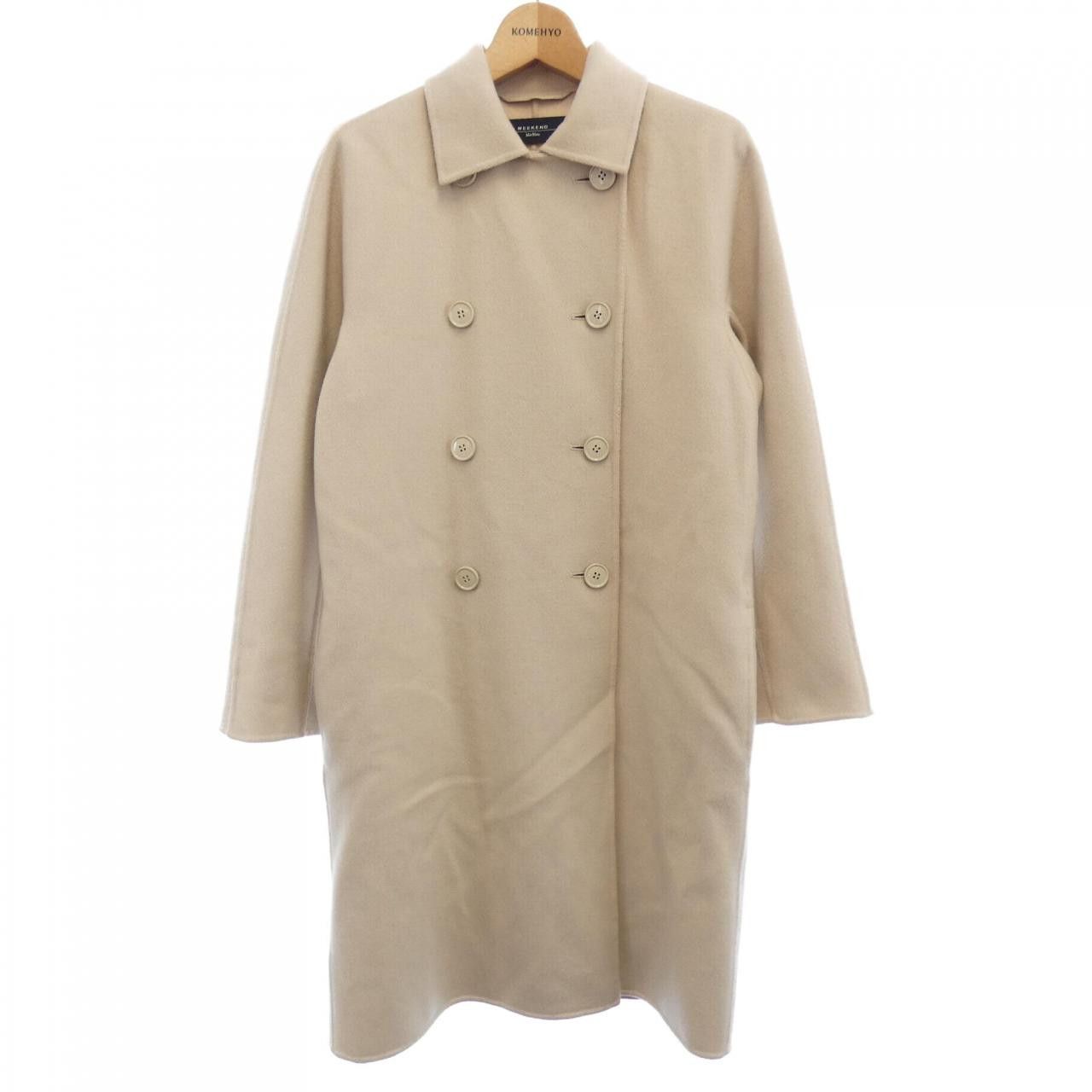 Max Mara MaxMara Max Mara Weekend Wool Coat Textile Outerwear 750110 DUTY FREE for USA Size ONE SIZE - 1 Thumbnail