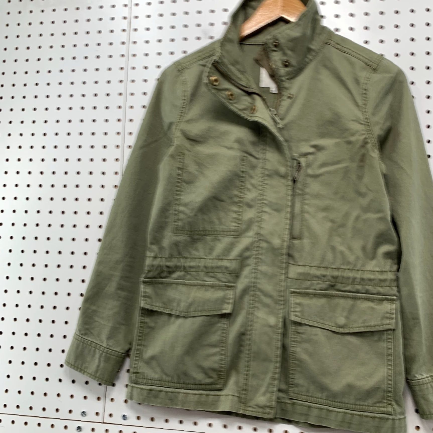 Madewell VINTAGE Madewell Military Field Jacket Womens XS Green Surplus M-65 Lightweight Zip Army Size XS / US 0-2 / IT 36-38 - 3 Thumbnail