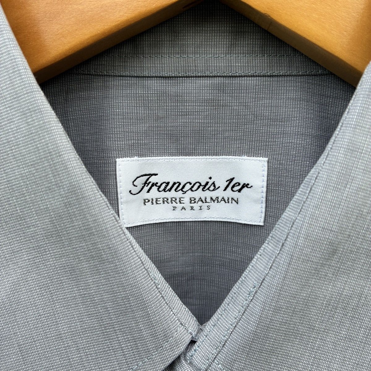 Pierre Balmain Pierre Balmain François 1er Gray Dress Shirt Button Up Size US L / EU 52-54 / 3 - 4 Thumbnail