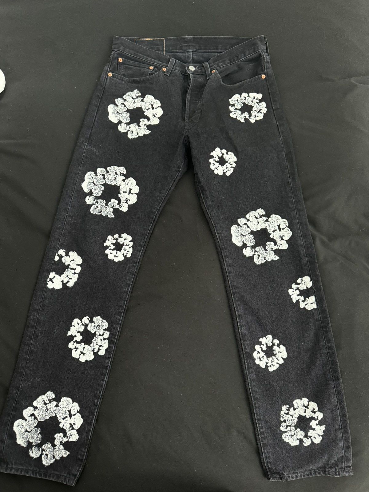 DENIM TEARS LEVI’S DENIM TEARS THE COTTON PANTS Size US 32 / EU 48 - 1 Thumbnail