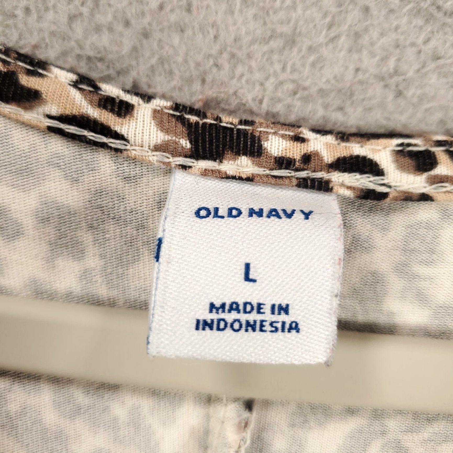 Old Navy Womens Animal Print Swing Dress Size Large Jaguar Leopard Knit Comfort Stretch Dress Multicolor Knee Length Old Navy Casual Size L / US 10 / IT 46 - 4 Thumbnail