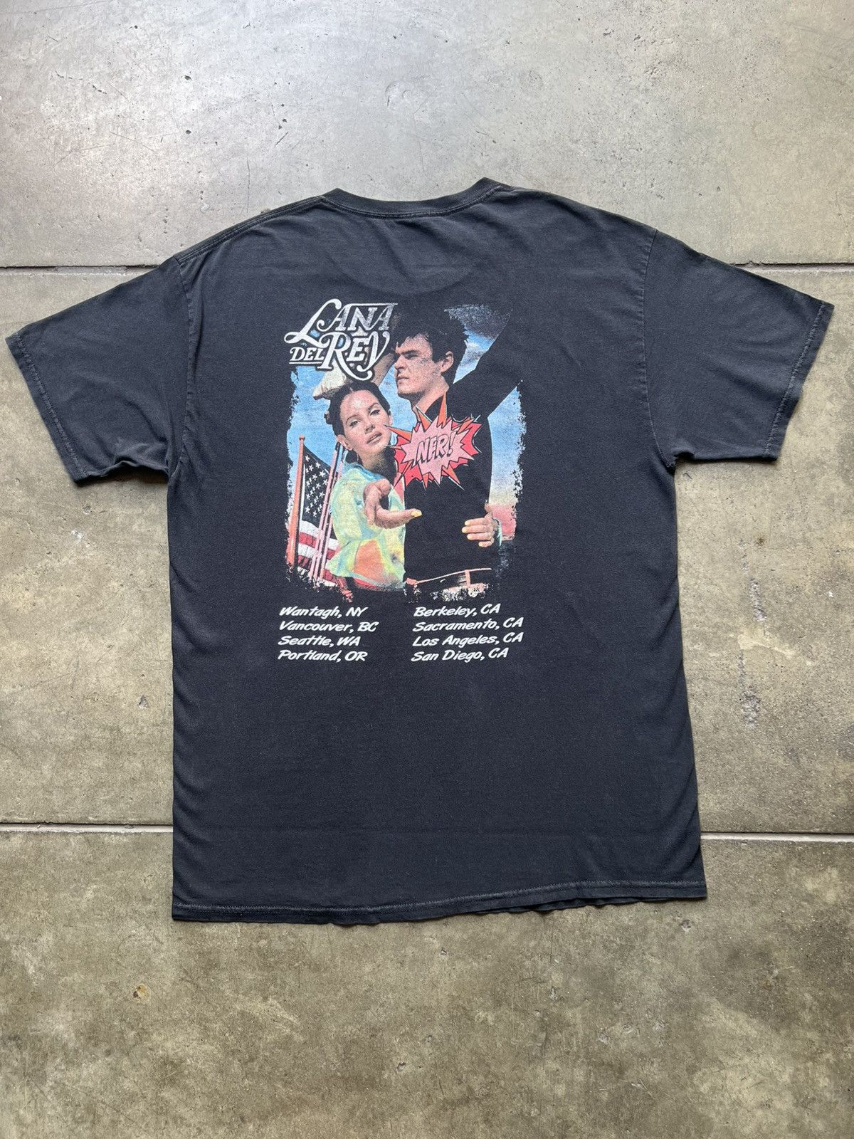 Band Tees × Fruit Of The Loom × Vintage 2019 Lana Del Rey Normal Fucking Rockwell Tee Shirt Size US L / EU 52-54 / 3 - 2 Thumbnail