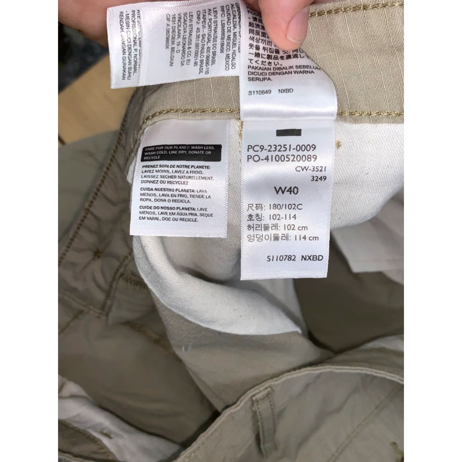 Levi's Levi's Cargo Shorts Men 40 Beige Regular Midi? Size US 40 / EU 56 - 4 Thumbnail