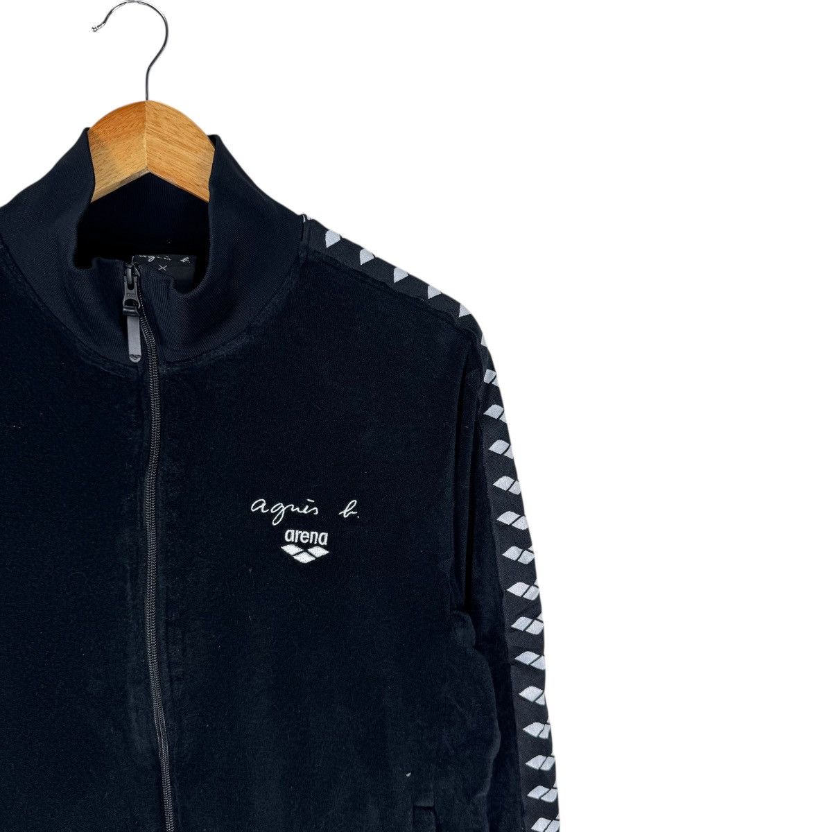 agnes b. ☀️AGNES B X ARENA VELVET ZIPPER JACKET Size US M / EU 48-50 / 2 - 4 Thumbnail