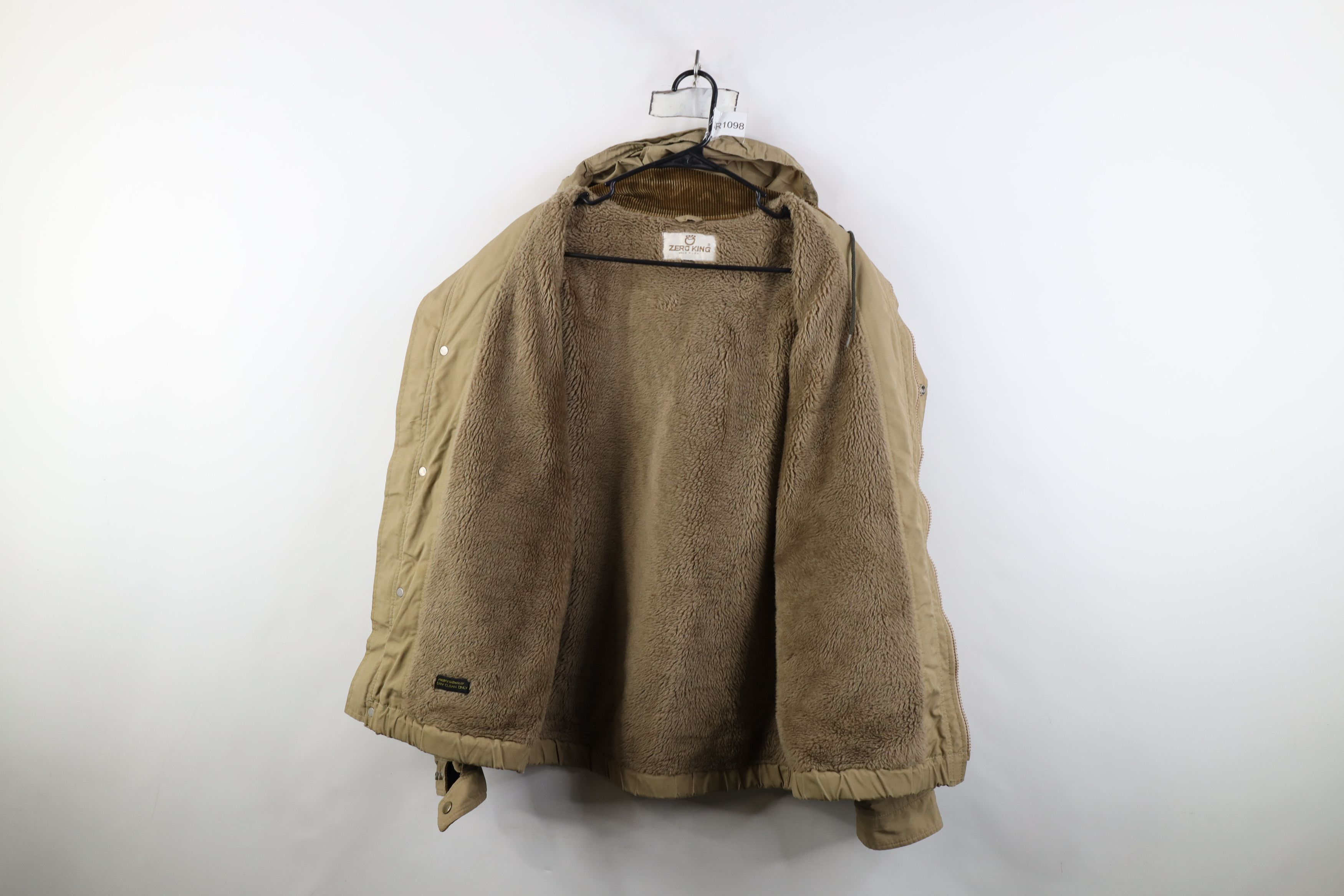 Vintage Vintage 70s Streetwear Fleece Lined Hooded Bomber Jacket USA Size US XL / EU 56 / 4 - 10 Thumbnail