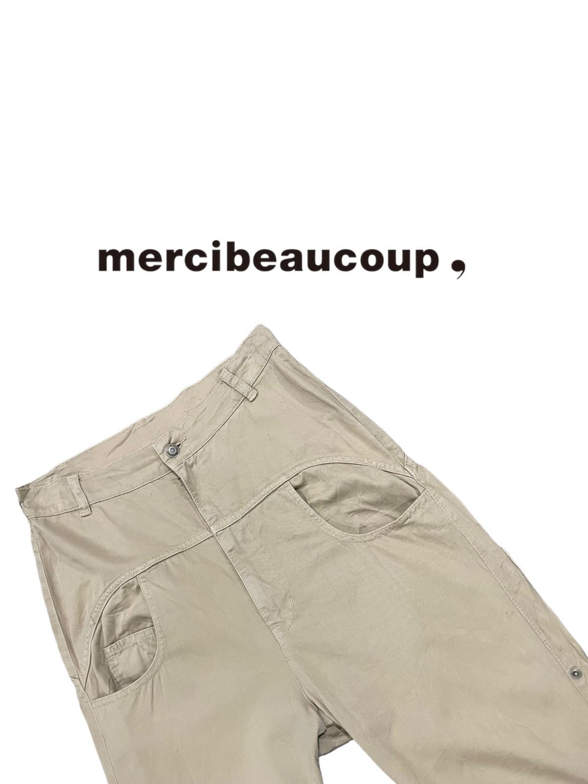 Issey Miyake Jevous Enprie Mercibeaucoup Drop Crotch Pants Size US 30 / EU 46 - 8 Thumbnail