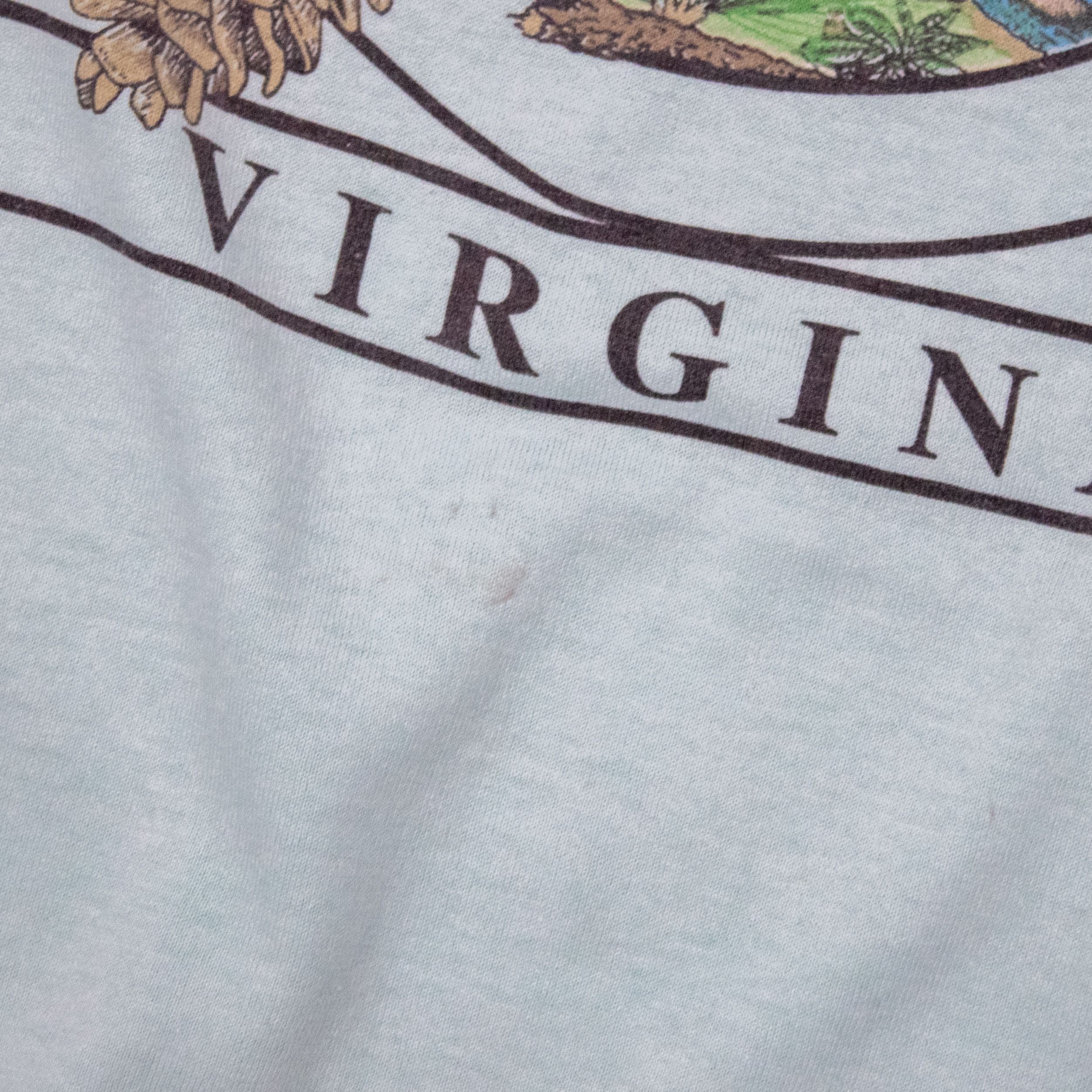 Japanese Brand Vintage 1990’s Textile Prints Virginia Animal Tees T-Shirt Size US S / EU 44-46 / 1 - 5 Thumbnail
