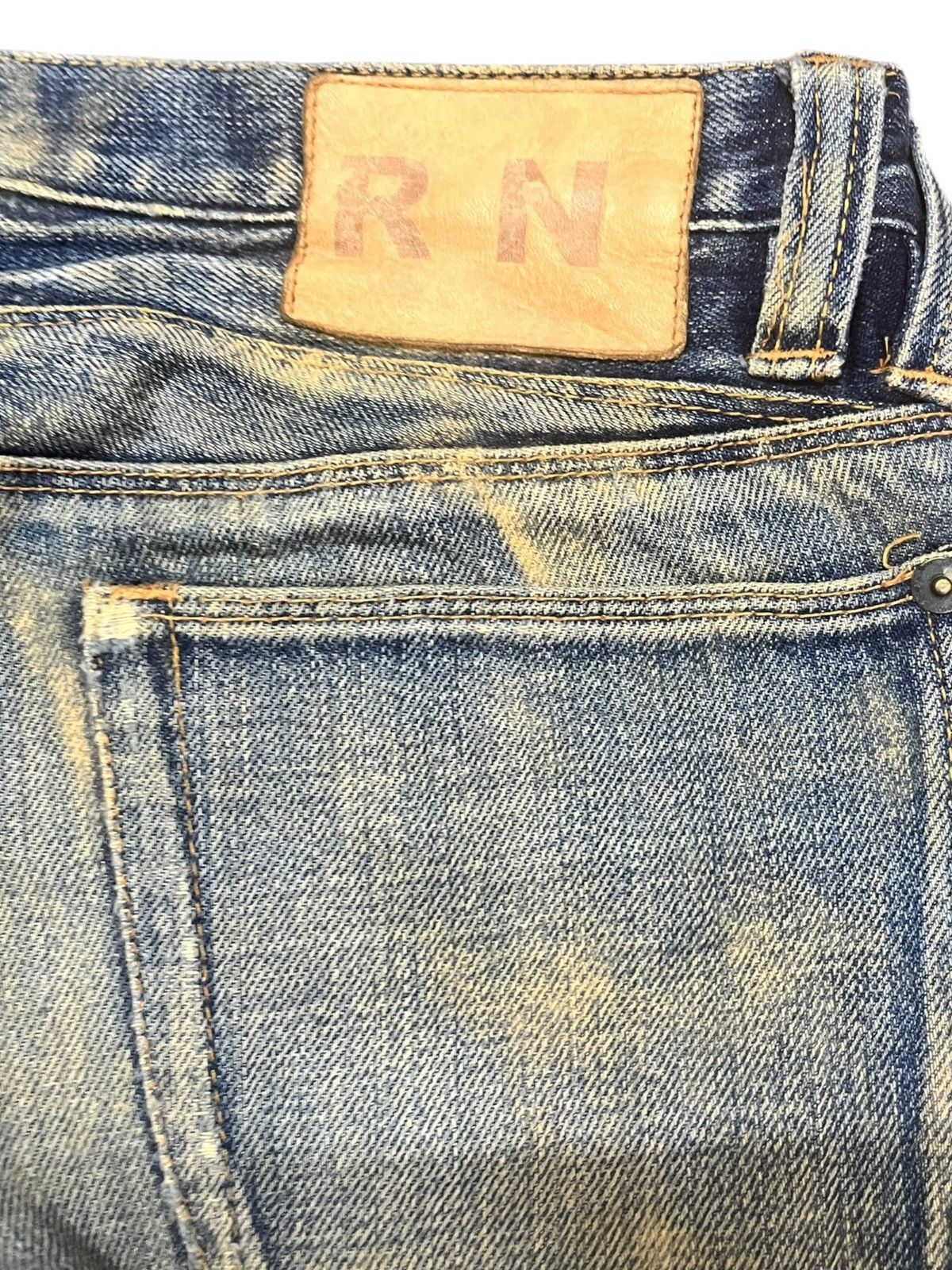 Paul Smith Vintage R.Newbold Selvedge Mudwash Distressed Denim Size US 31 - 9 Thumbnail