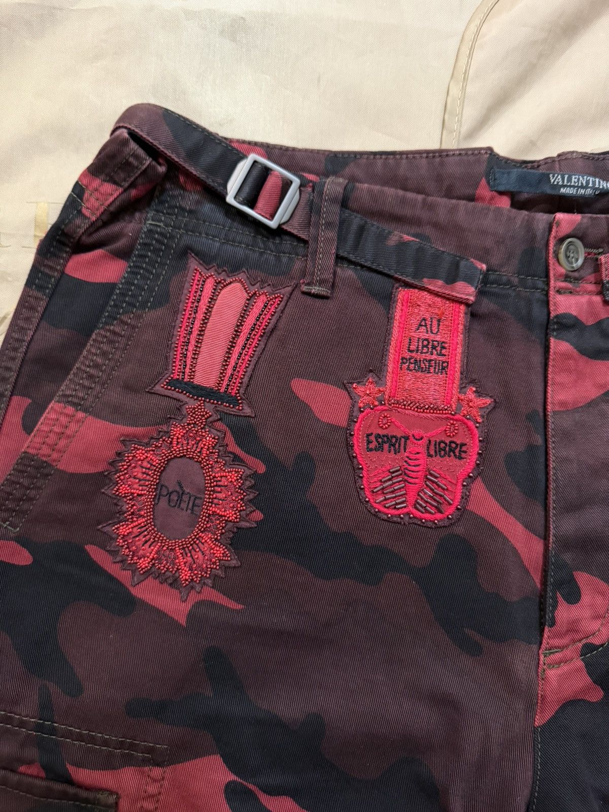 Valentino Valentino Camouflage Cargo Pants size 48 Size US 32 / EU 48 - 3 Thumbnail