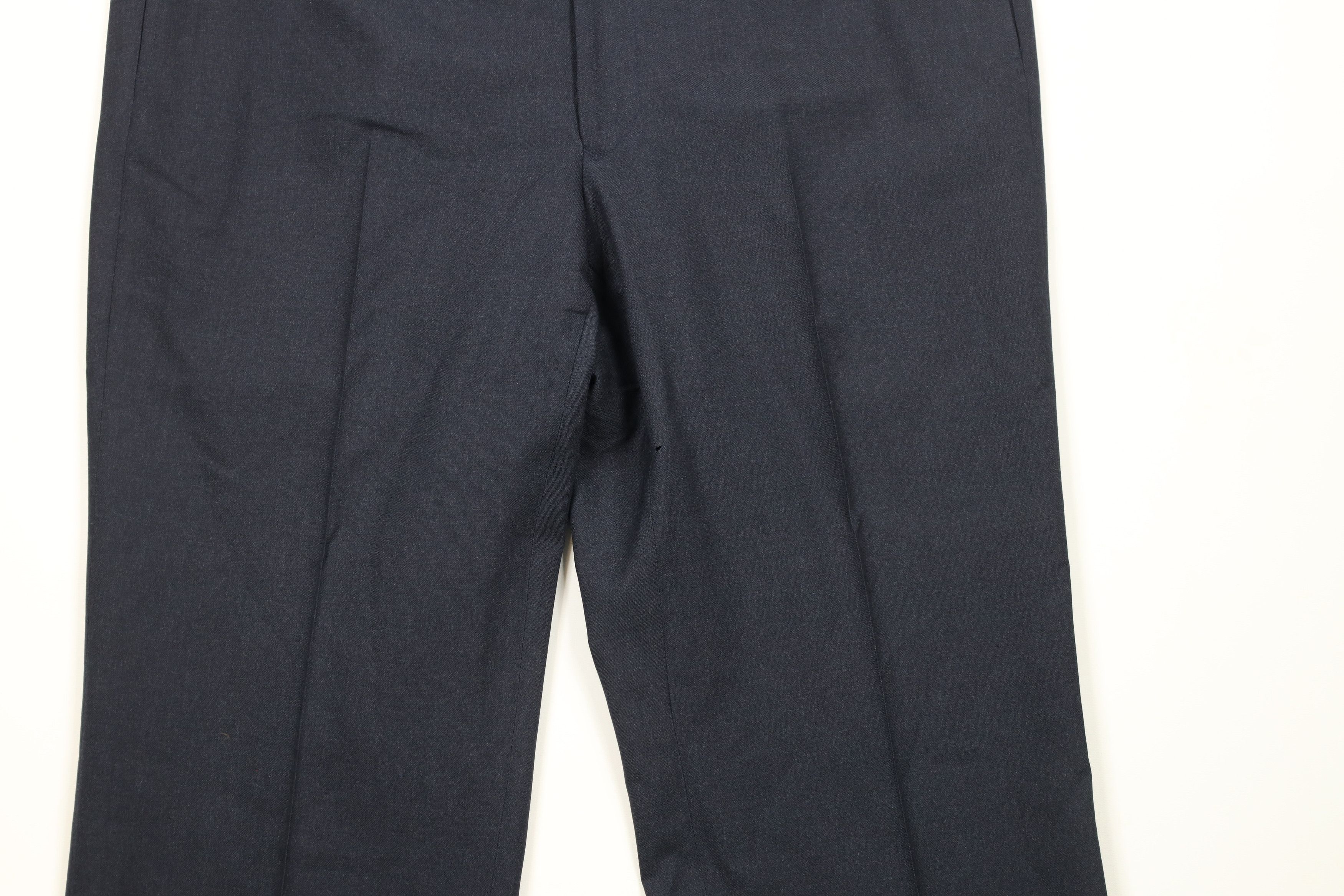 Brooks Brothers × Vintage Vintage 90s Brooks Brothers Cuffed Wool Chino Pants Blue USA Size US 38 / EU 54 - 3 Thumbnail