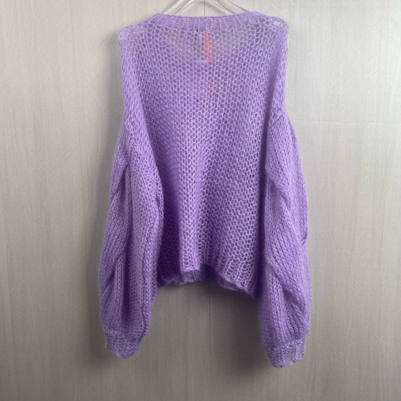 Loewe Purple mohair sweater